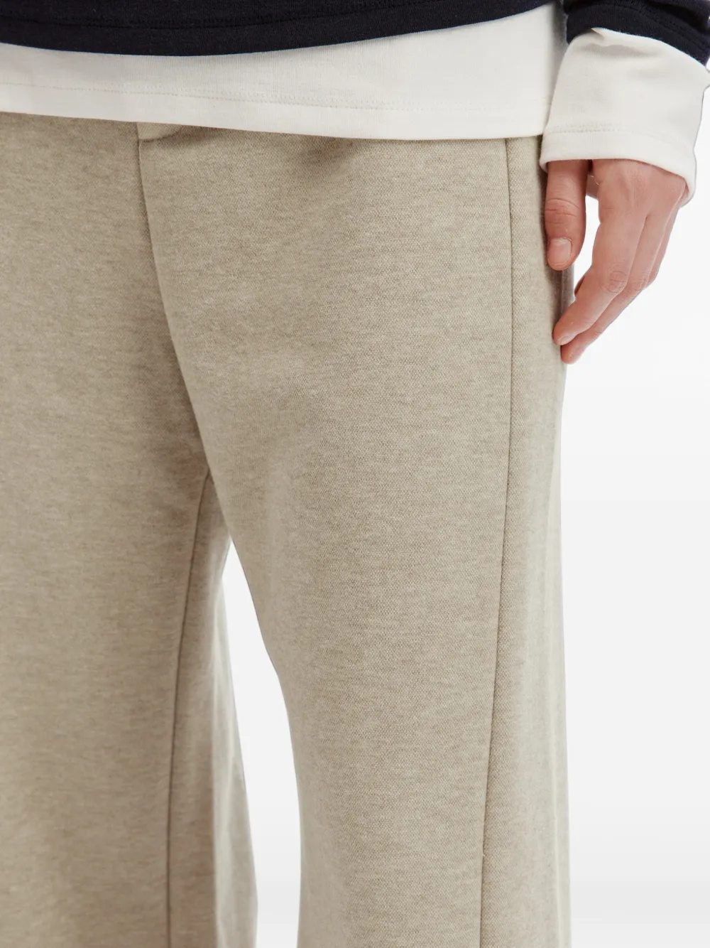 b+ab Broek met wijde pijpen Beige