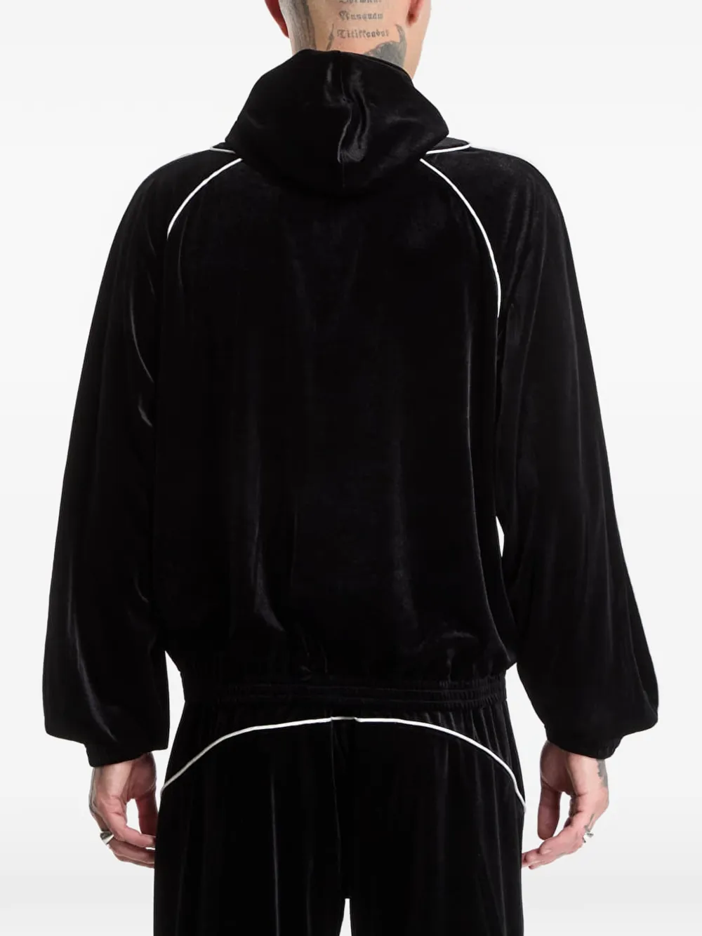 UMBRO Jester velvet jacket Zwart