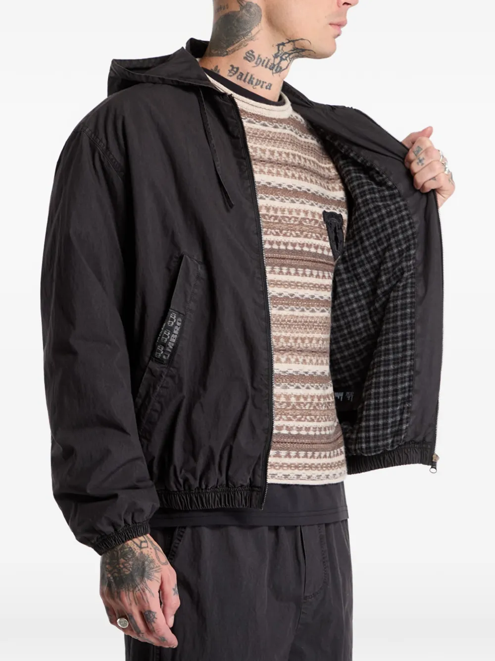 UMBRO Sunday Masked jacket Zwart