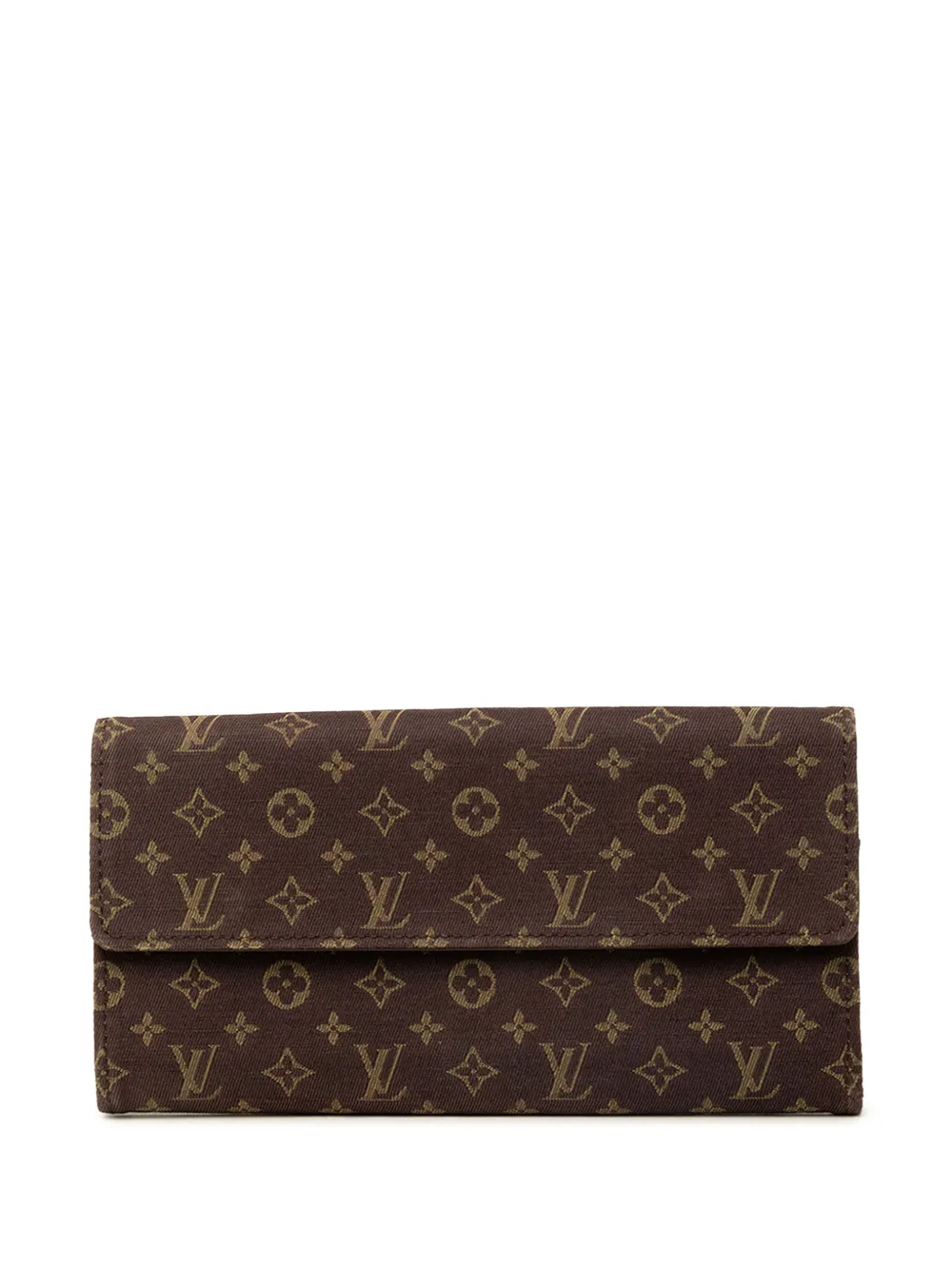Louis Vuitton Pre-Owned 2006 Monogram Mini Lin Sarah Wallet long wallets - Braun
