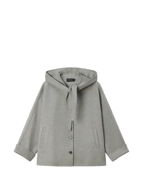 tout a coup chaqueta con botones y capucha