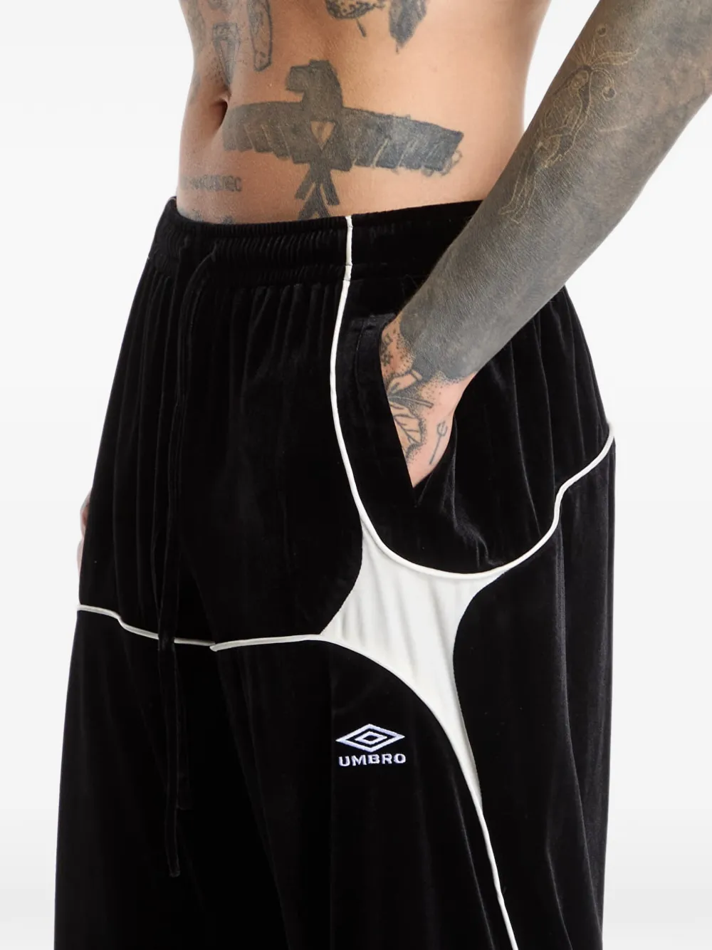 UMBRO Velvet Jester track pants Zwart
