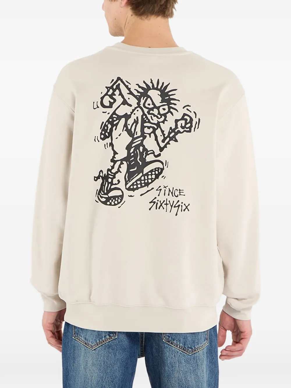 Vans Stomper loose-fit sweatshirt Beige
