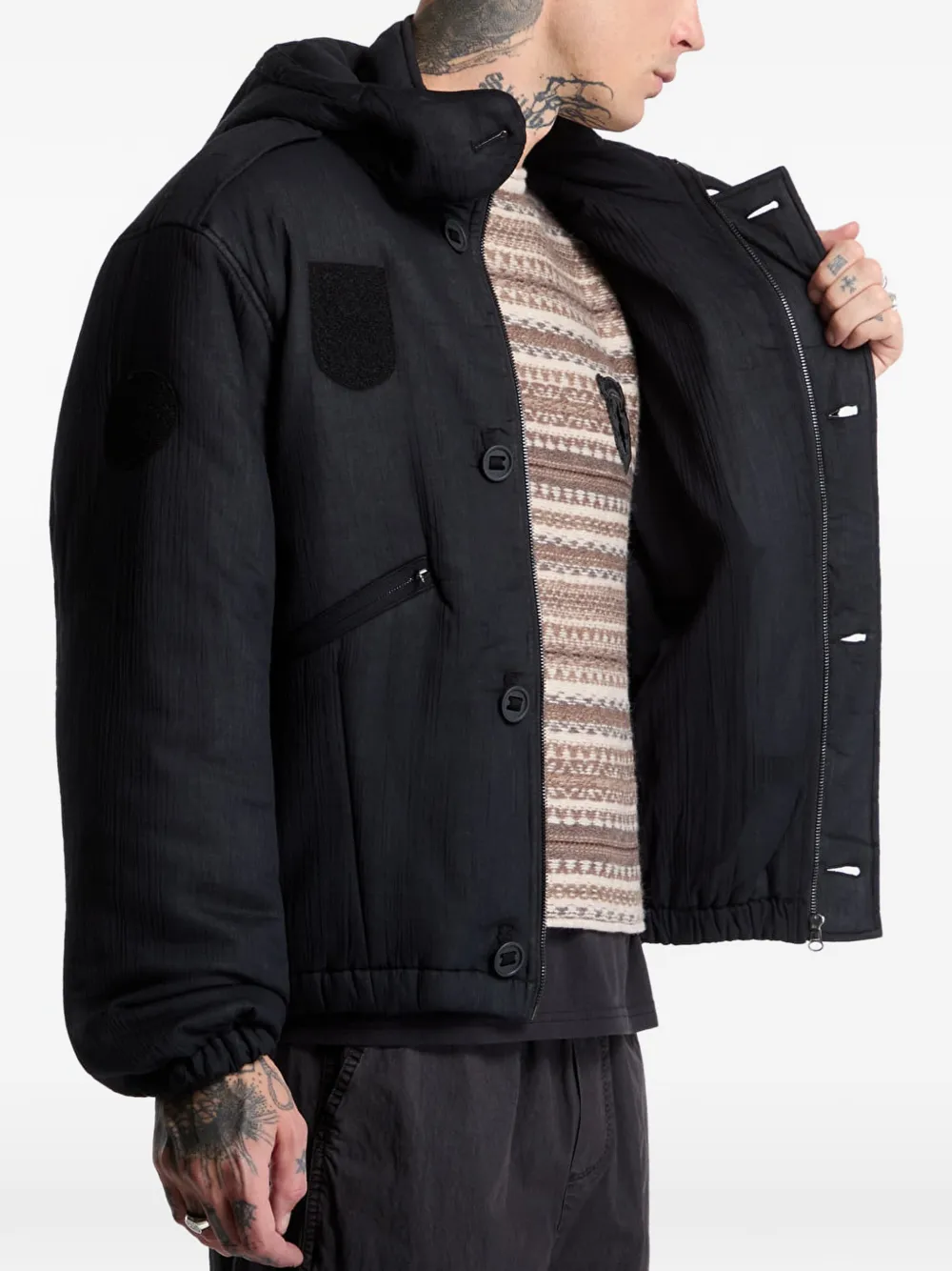 UMBRO Flight jhooded jacket Zwart