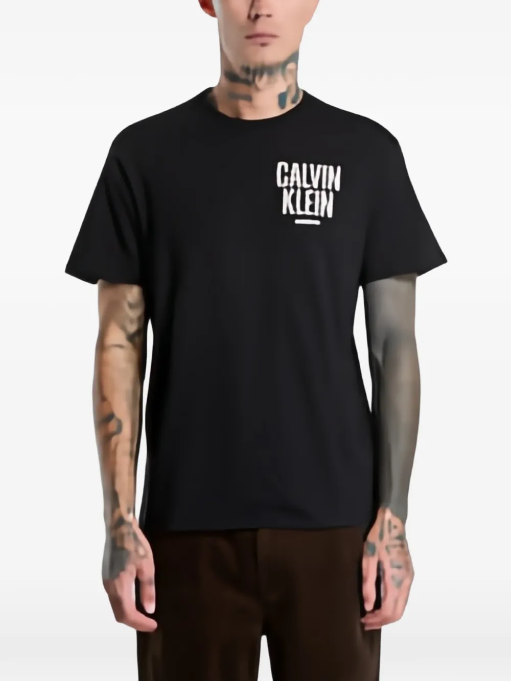 Calvin Klein logo-print T-shirt - Nero
