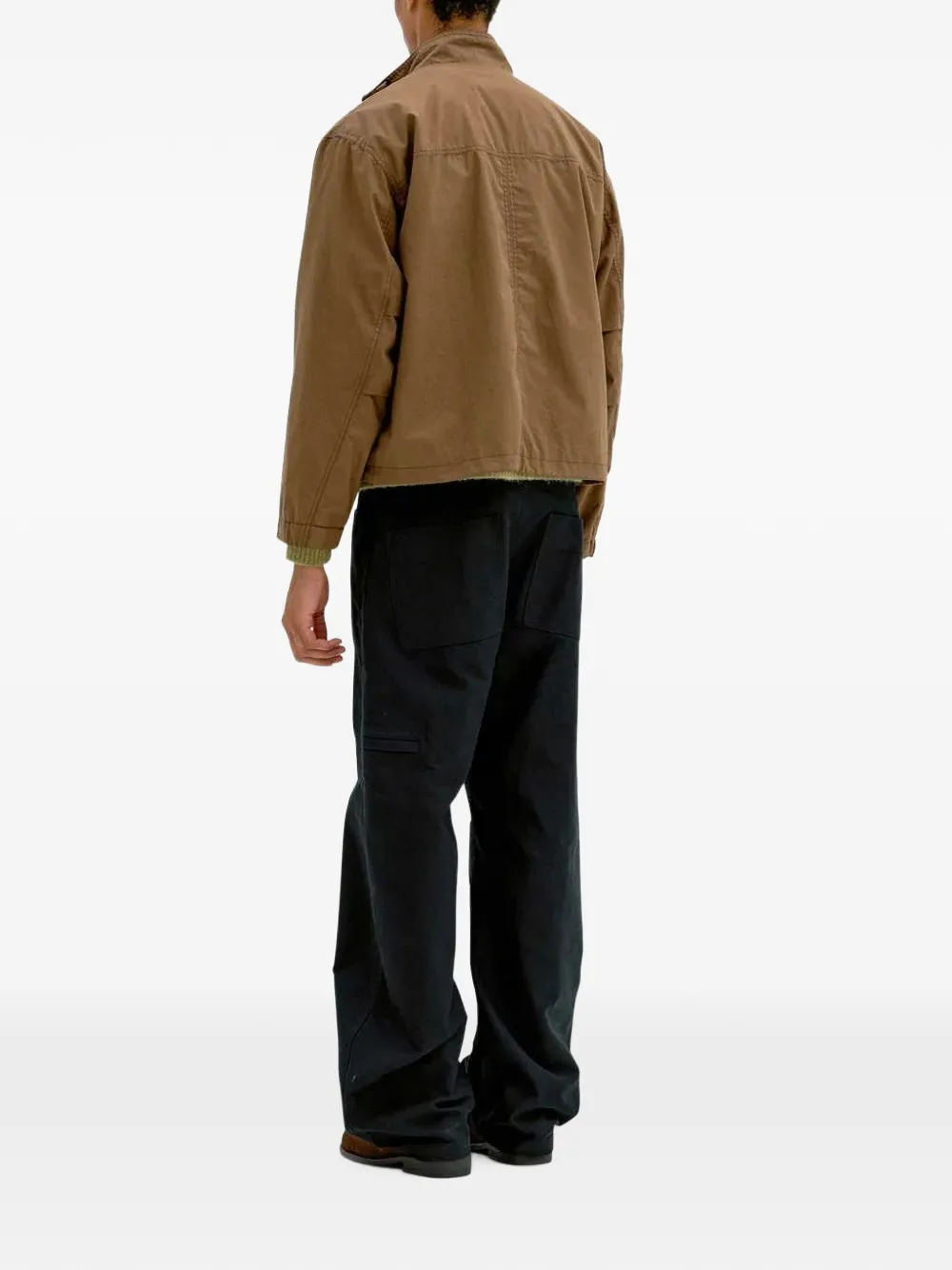 COOR stand-collar cotton jacket Bruin