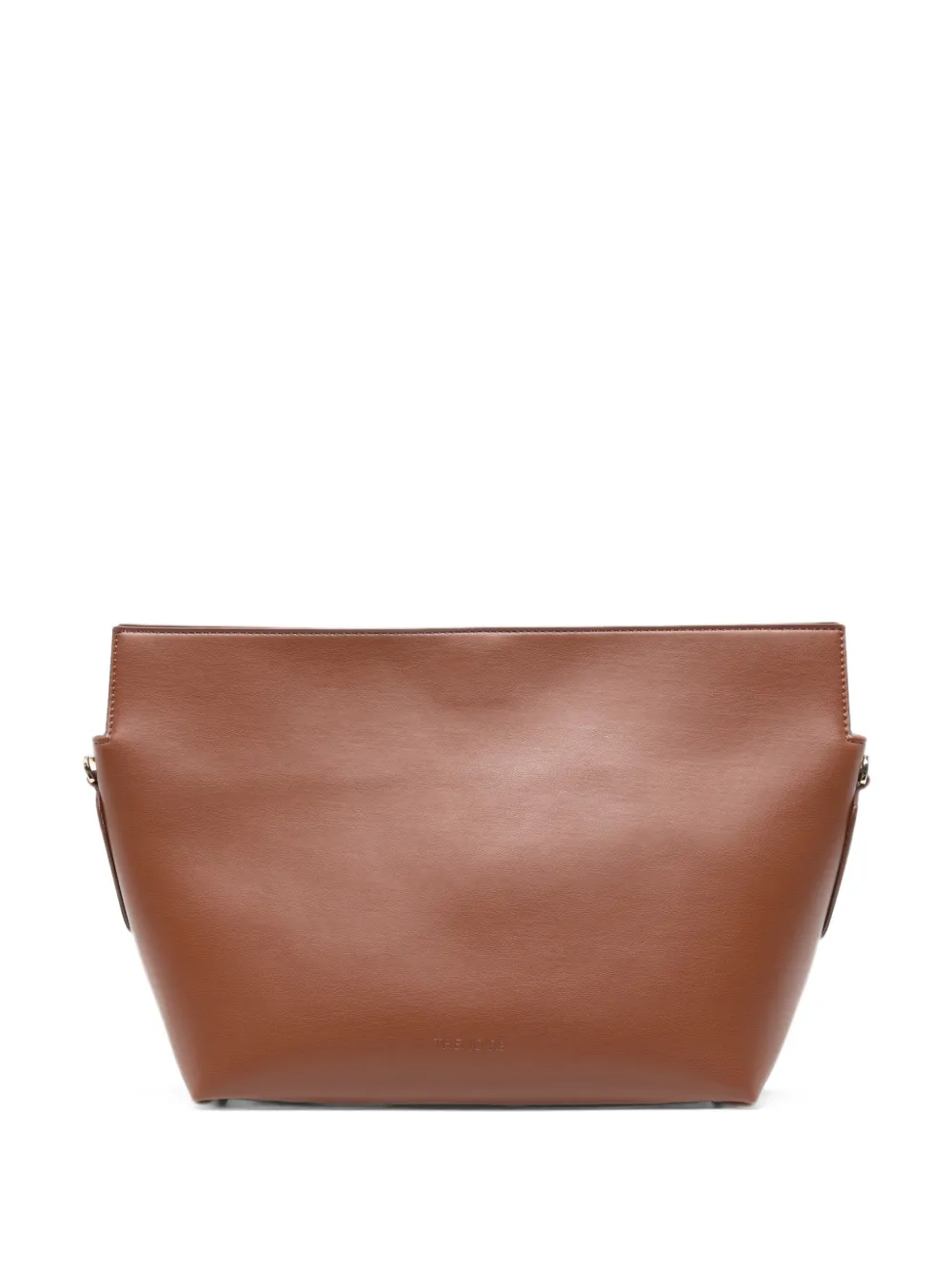 Themoirè Zoe small clutch bag - Marrone