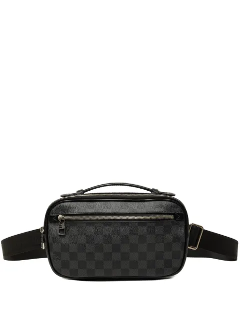 Louis Vuitton Pre-Owned 2017 Ambler Gürteltasche aus Damier Graphite-Canvas
