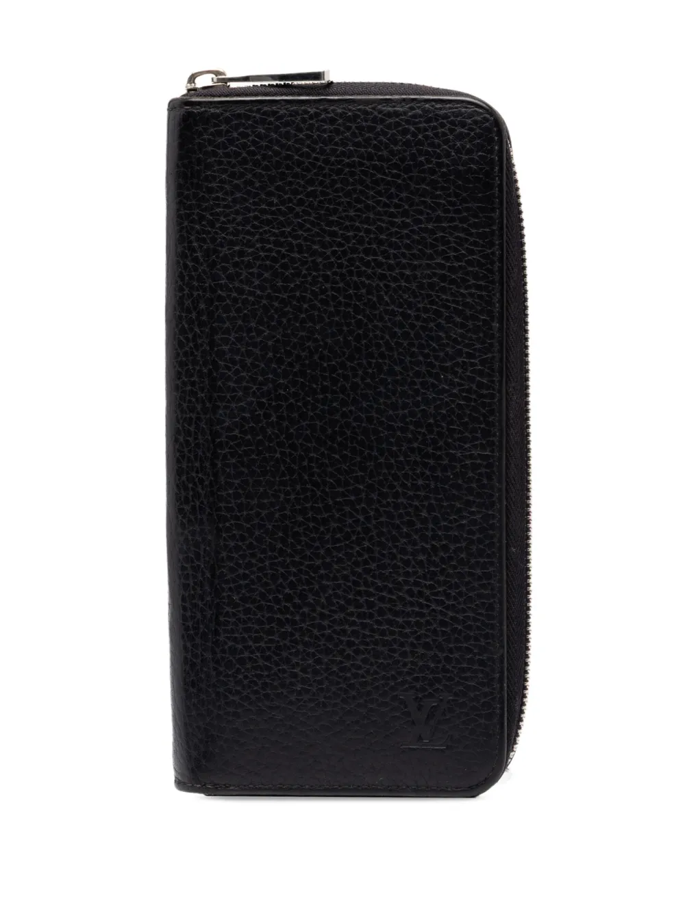 Louis Vuitton Pre-Owned 2016 Taurillon Vertical Zippy Wallet long wallets - Nero