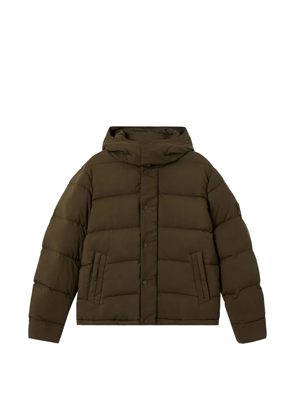 Stone Island 4100063 wool ripstop-TC_S.I. Ghost down jacket - Green