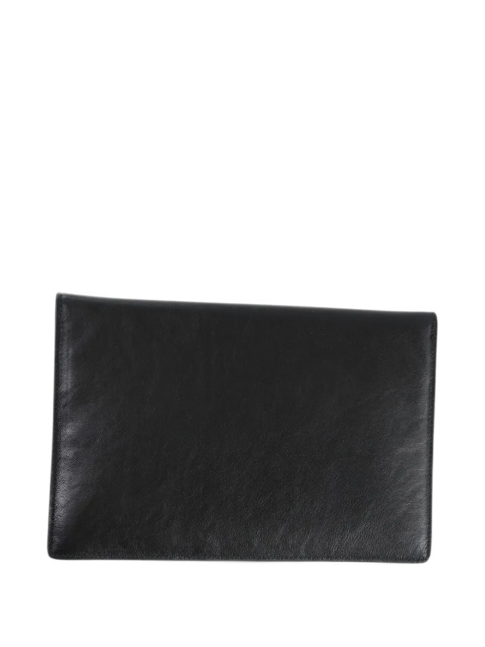 Vivienne Westwood envelope-style Orb-plaque clutch bag Zwart