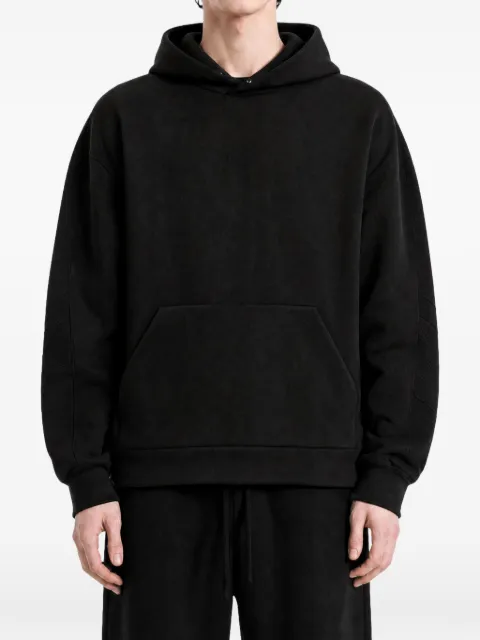 Hugo Boss Br x Porsche hoodie con efecto de gamuza y bolsillo tipo canguro