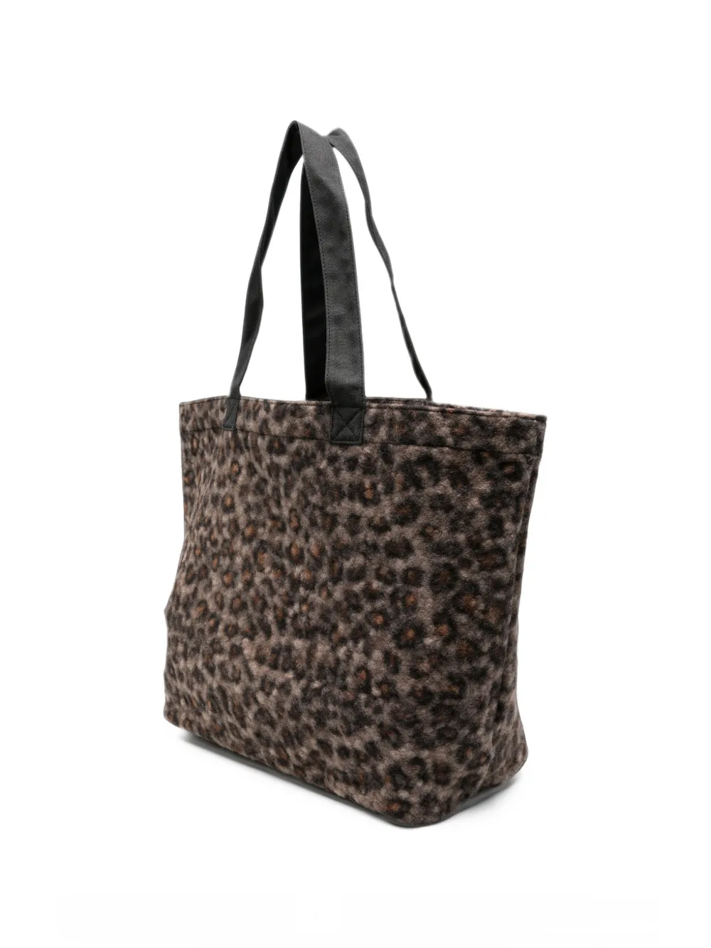 Kurt Geiger London Holborn leopard-print tote bag Bruin