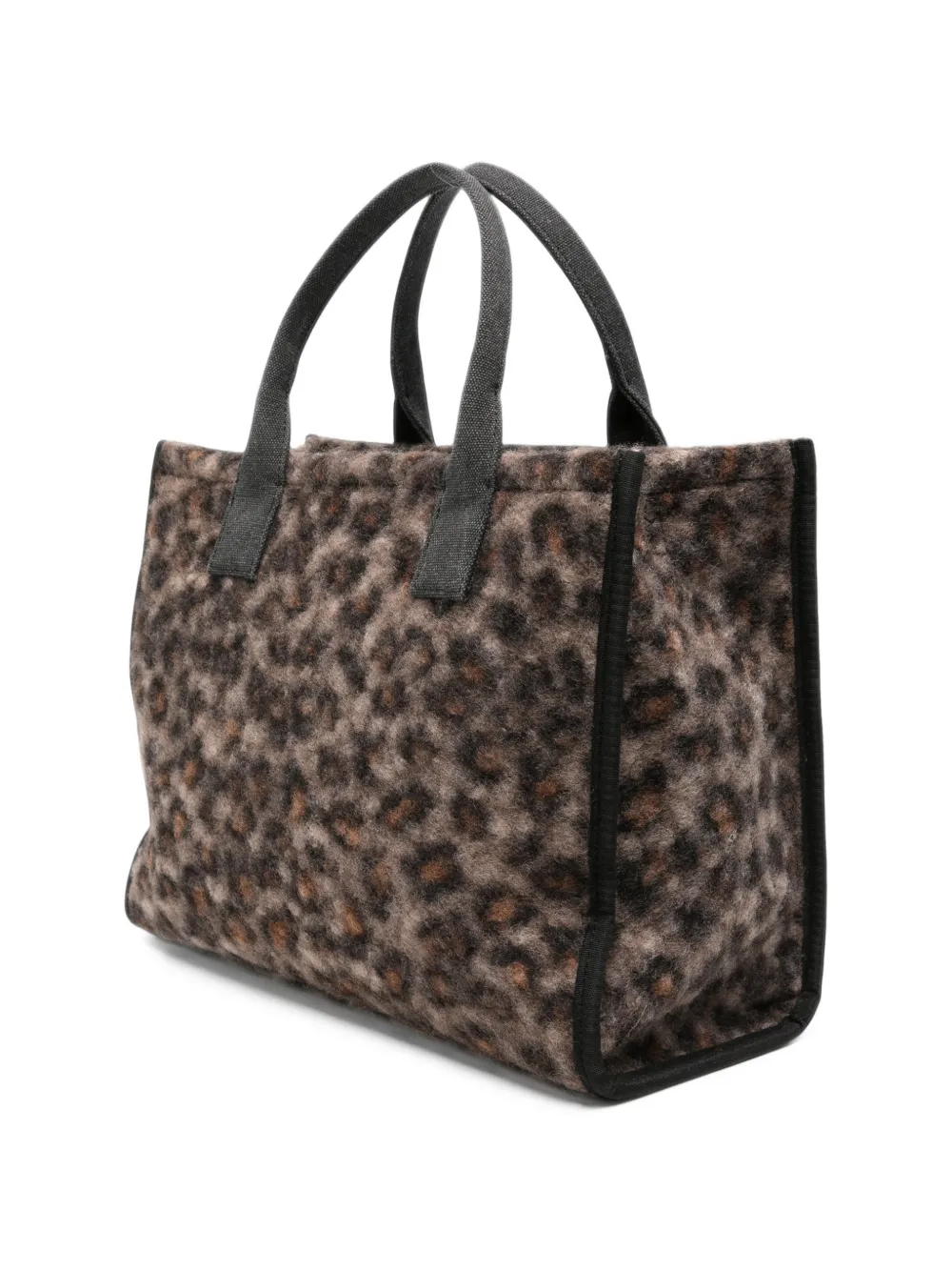 Kurt Geiger London Holborn leopard-print tote bag Bruin