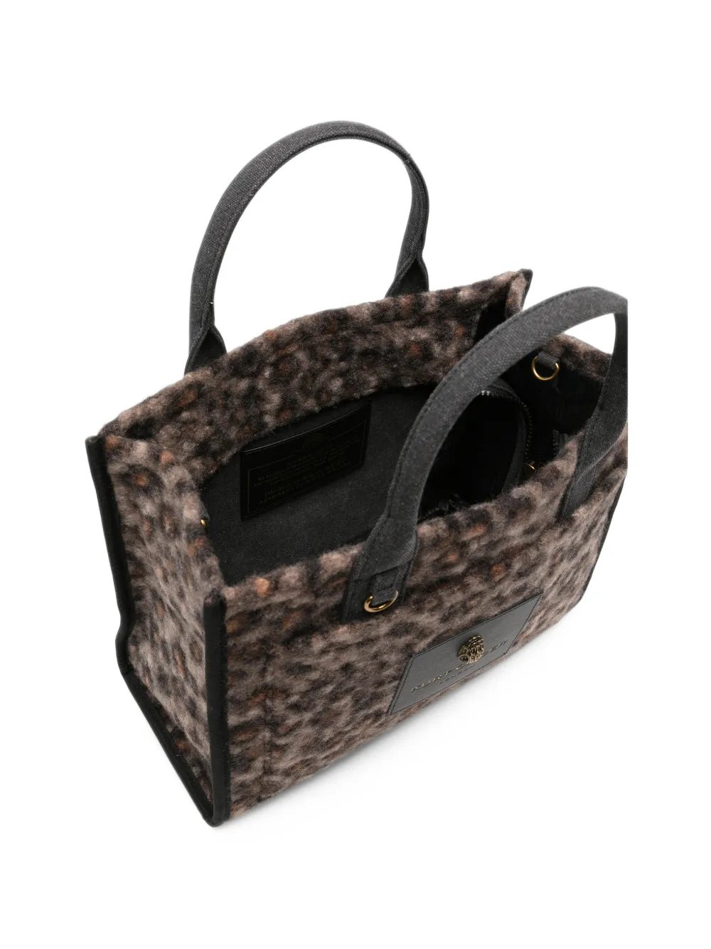 Kurt Geiger London Holborn leopard-print tote bag Bruin