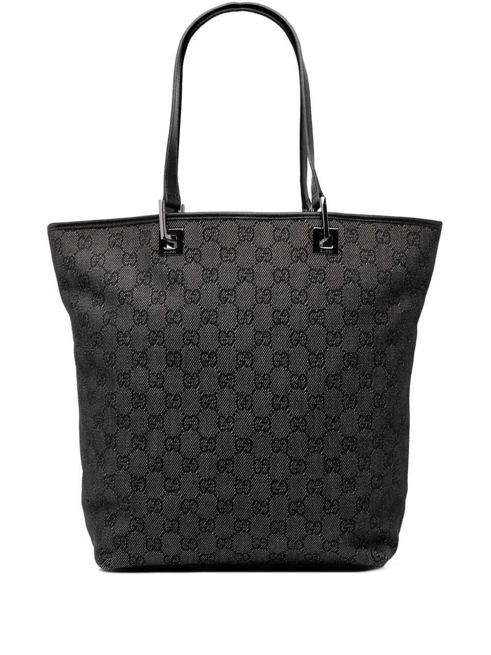 Gucci Pre-Owned 2000-2015 GG Denim tote bag - Grigio