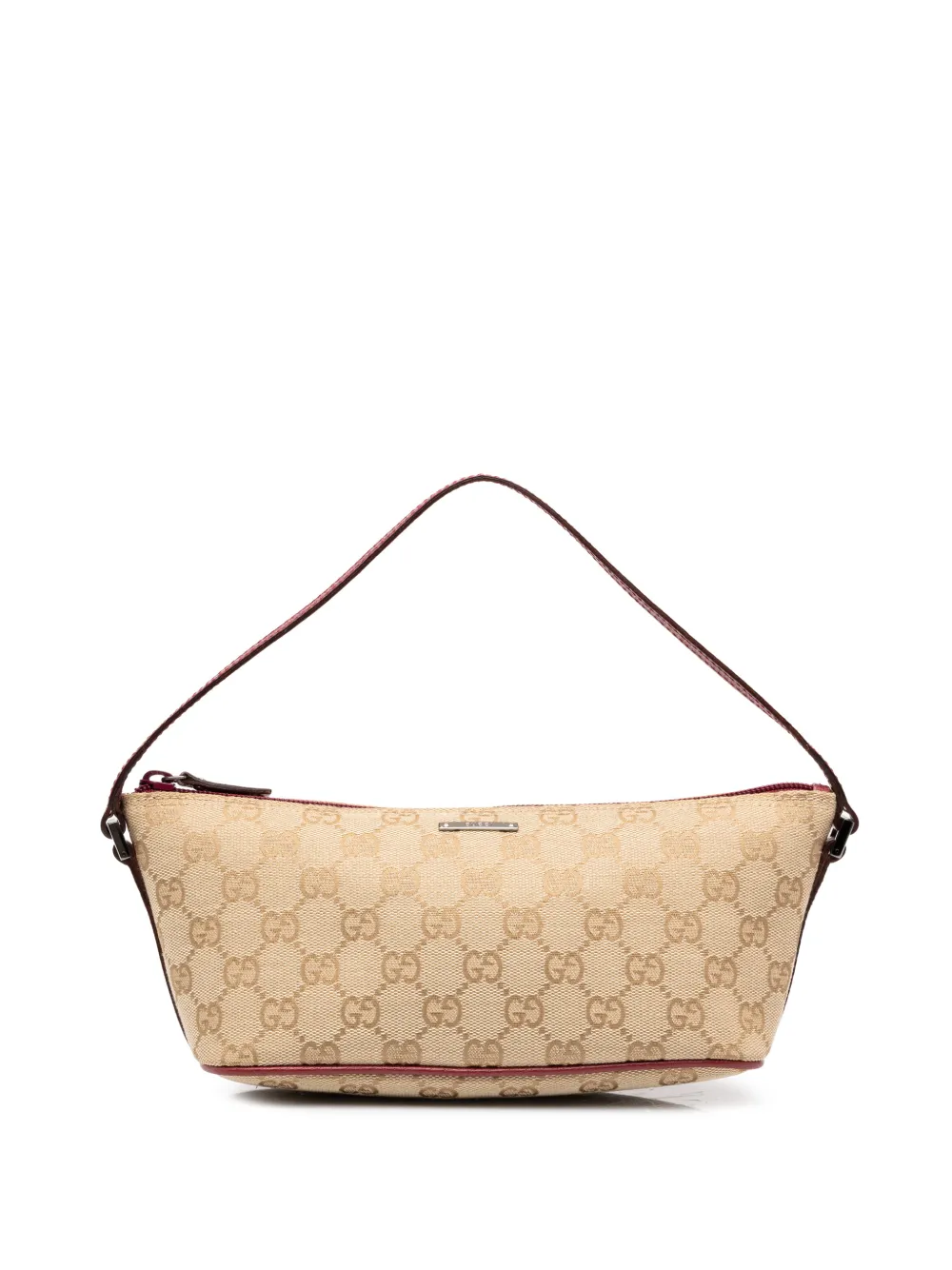 Gucci Pre-Owned 2000-2015 GG Canvas Boat shoulder bag - Nude