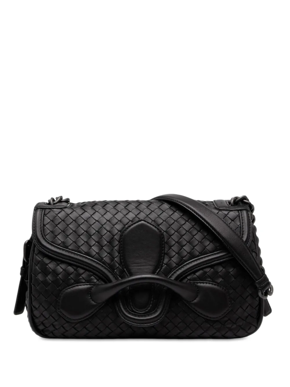 Bottega Veneta Pre-Owned 2012-2026 Nappa Intrecciato Rialto shoulder bag - Schwarz