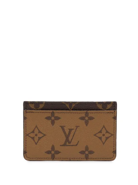Louis Vuitton Pre-Owned 2021-2026 Monogram Reverse card holder
