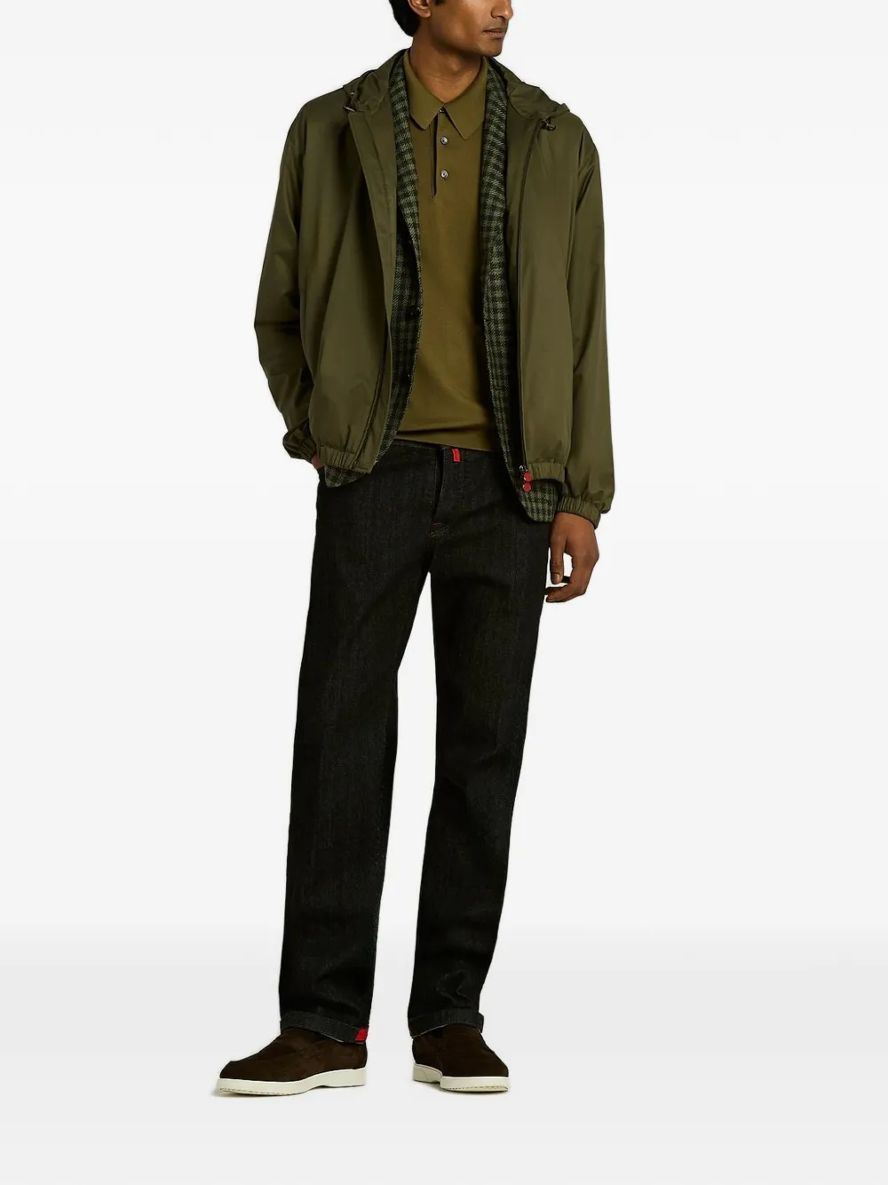 Kiton five-pocket jeans Zwart