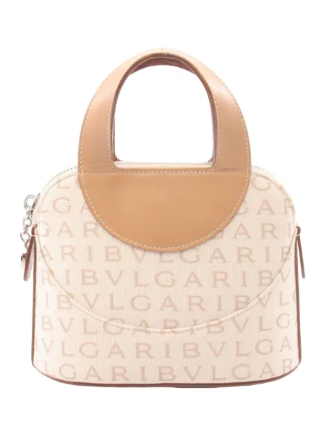 Bvlgari Pre-Owned Borsa a mano Logomania mini in tela 2010-2026