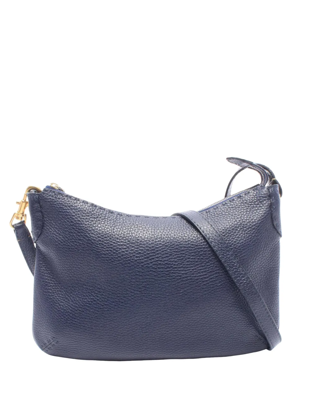 Fendi Pre-Owned 2000-2010 Medium Leather Selleria crossbody bag - Blau
