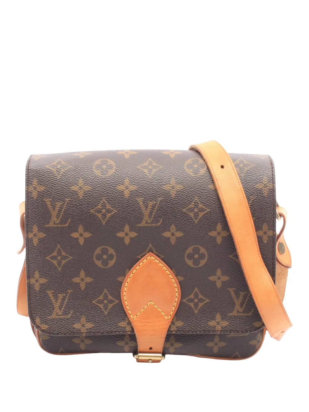 Louis Vuitton Pre-Owned 1995 Monogram Cartouchiere MM crossbody bag - Braun