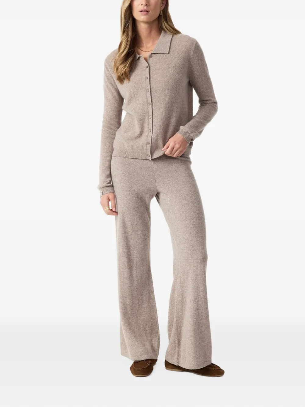 The Upside Cardigan Aimee con bottoni - Marrone