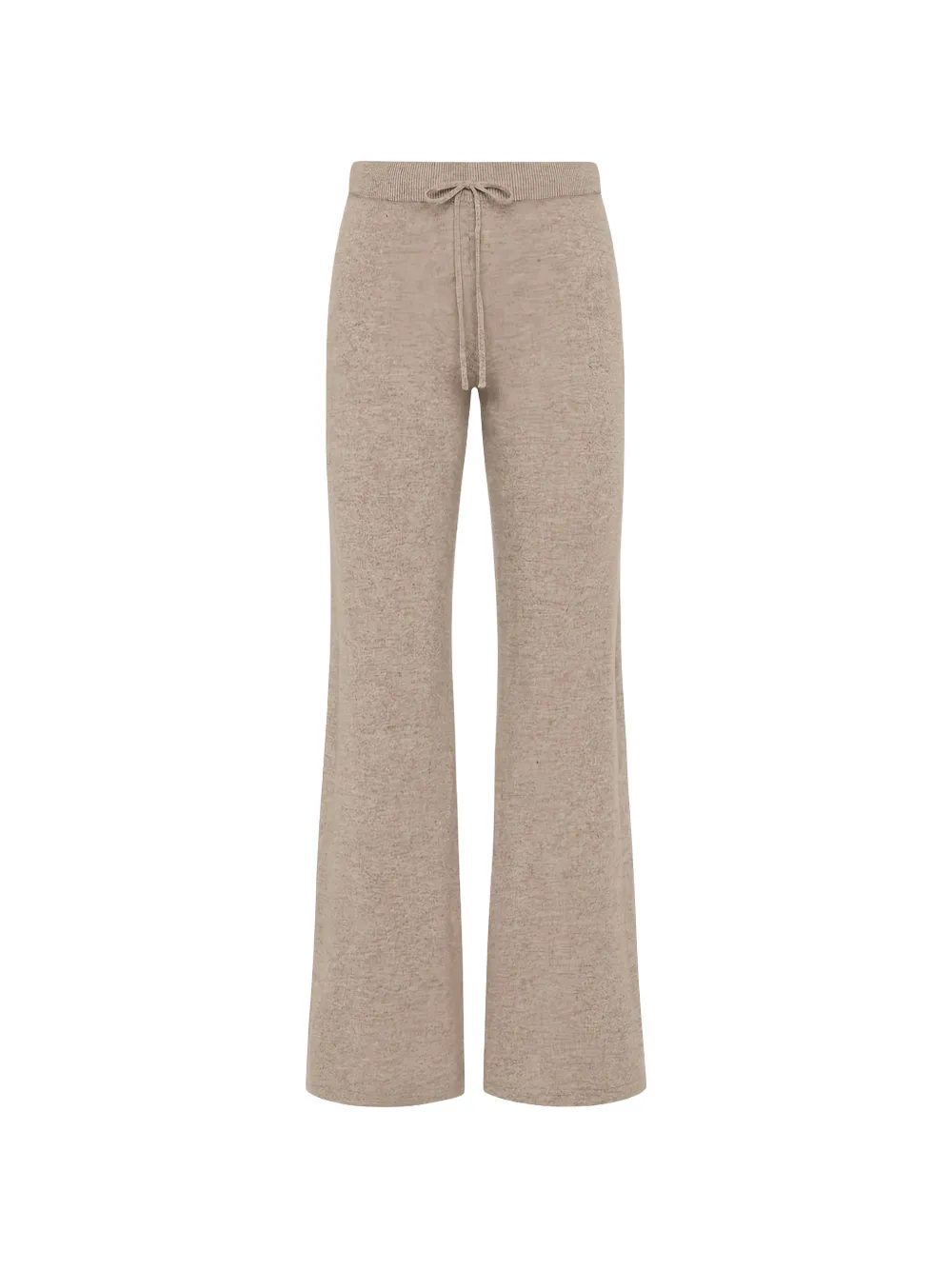 The Upside Amelie kasjmiergebreide straight broek Bruin