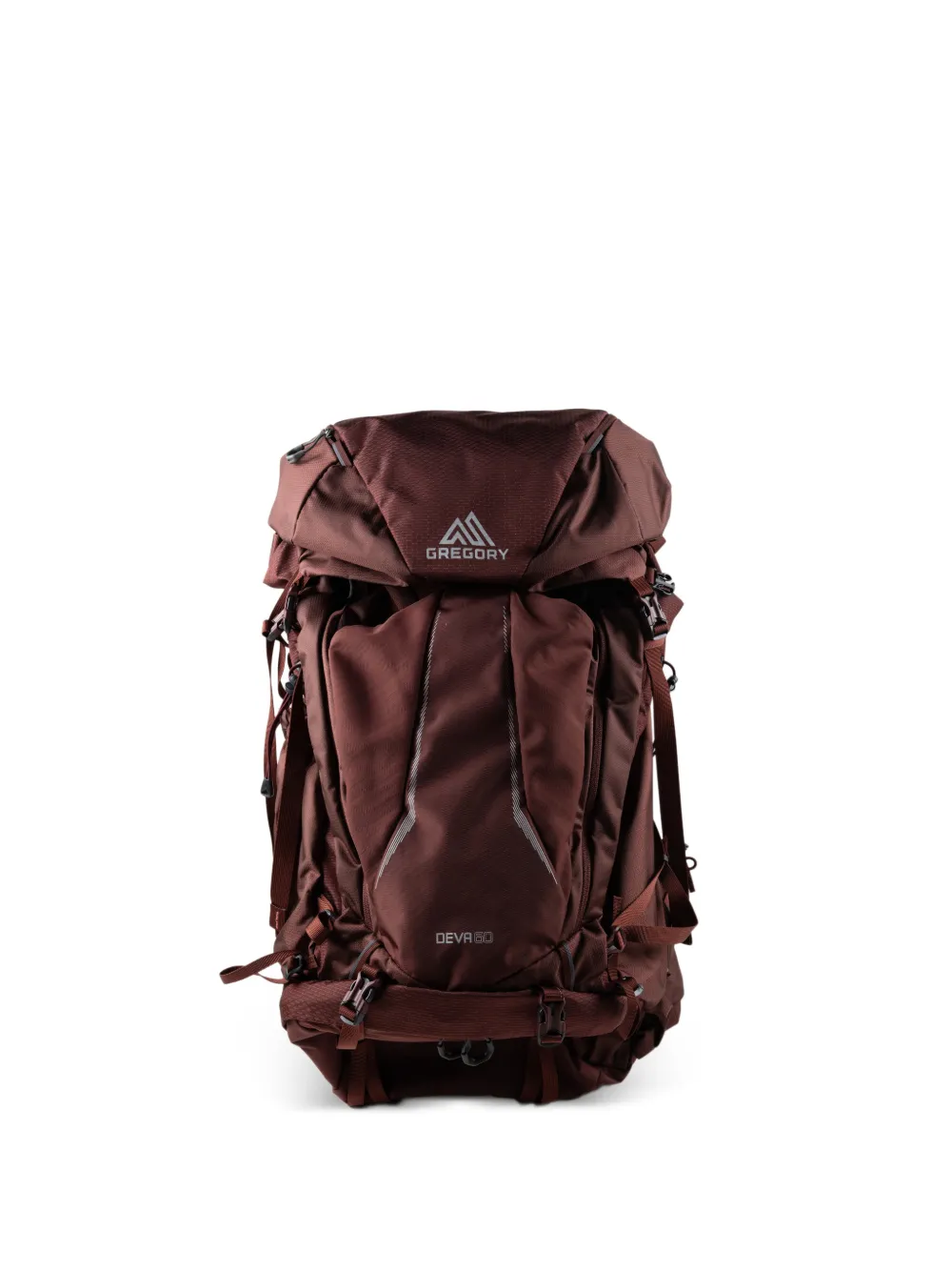 GREGORY Deva 60 logo-print backpack - Rosso