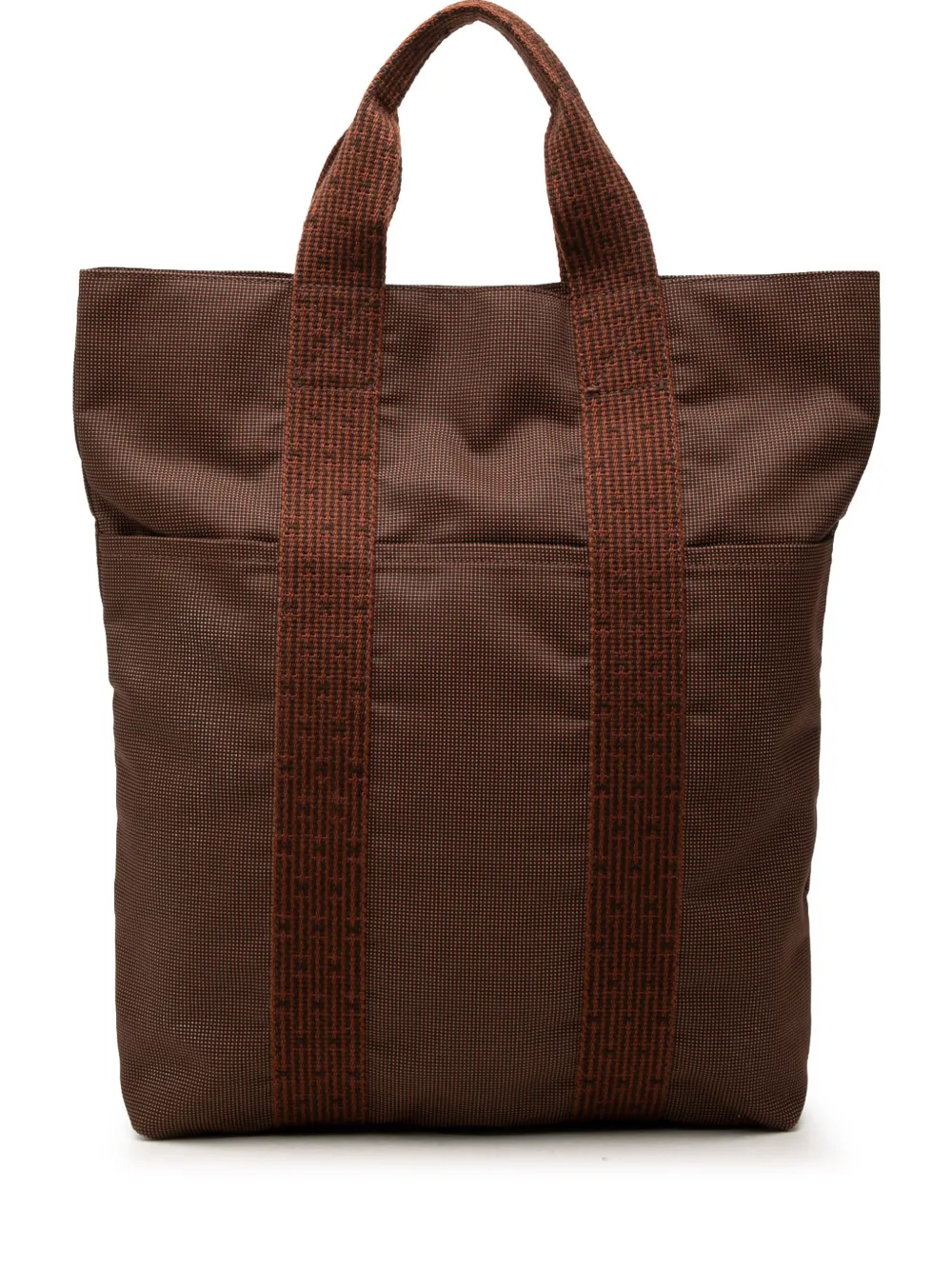 Hermès Pre-Owned 1990-2010 Canvas Herline Cabas tote bag - Braun