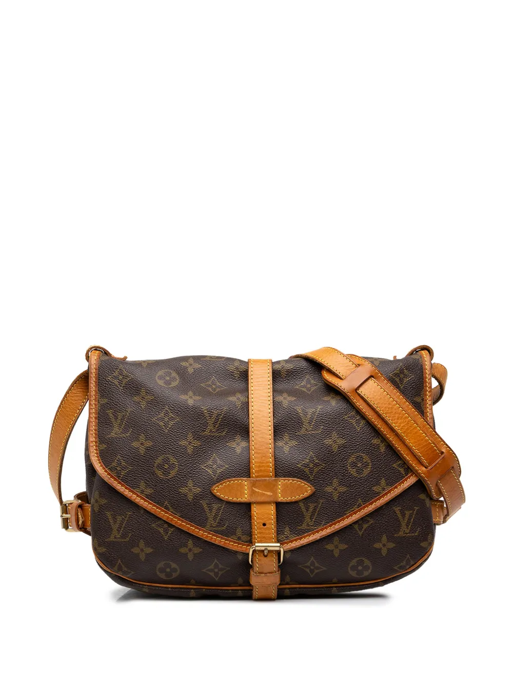 Louis Vuitton Pre-Owned 1995 Monogram Saumur 30 crossbody bag - Marrone