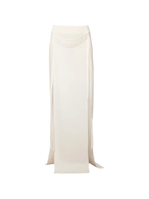 RXQUETTE Archi draped side-slit maxi skirt
