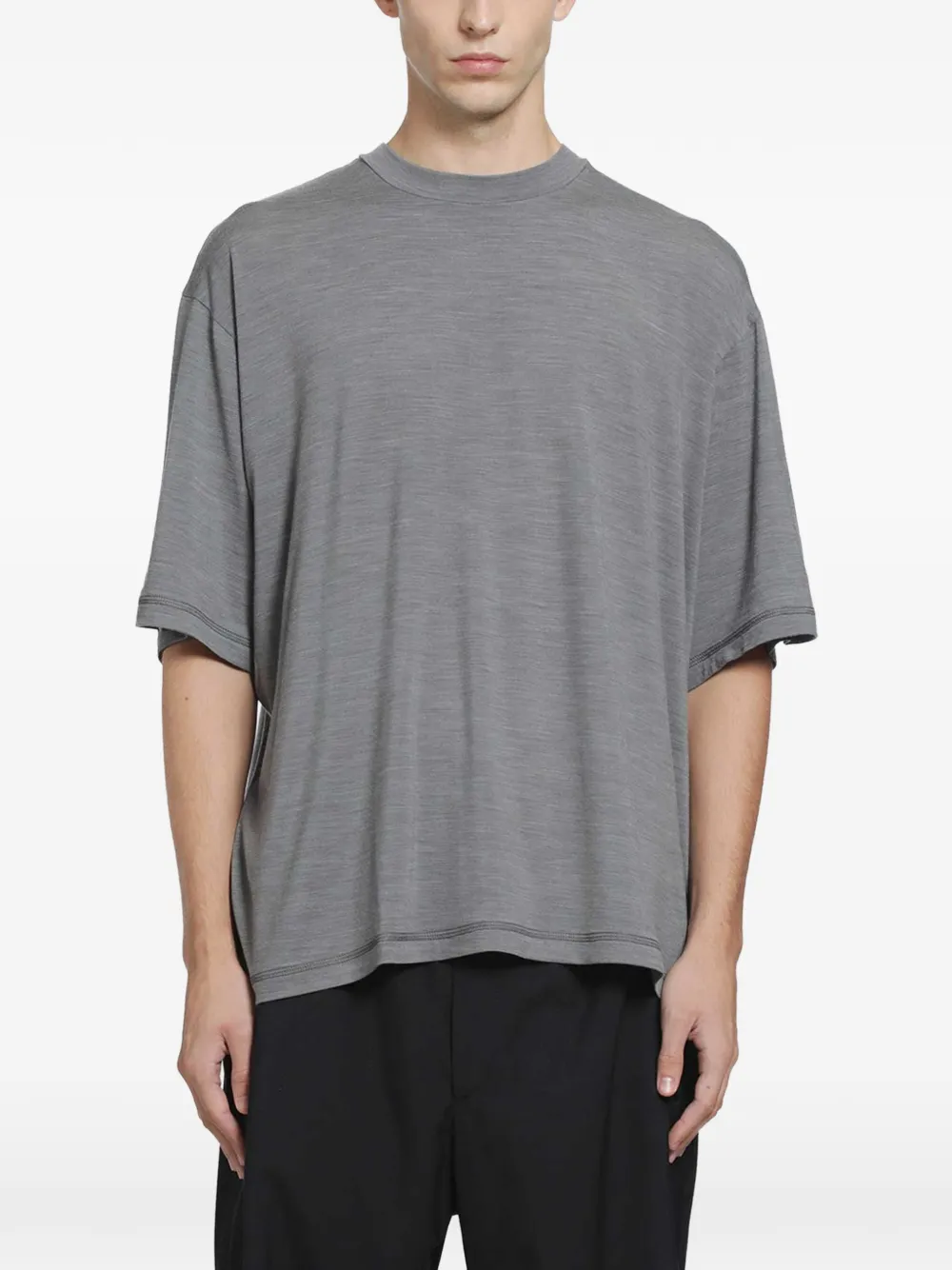 Laminar Laminar logo-print T-shirt - Grau