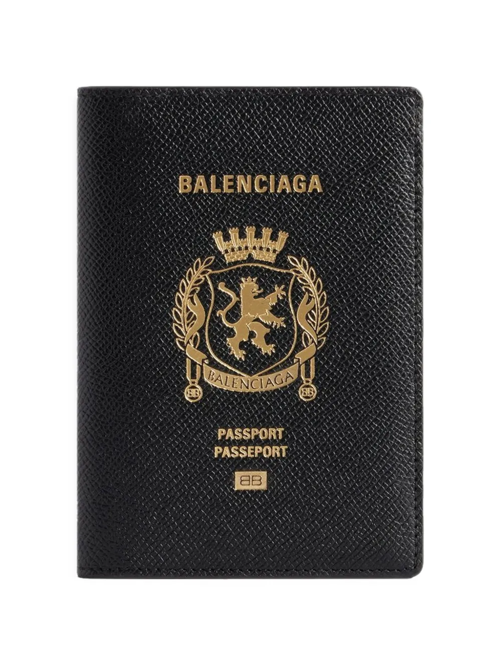 Balenciaga passport holder in black Zwart
