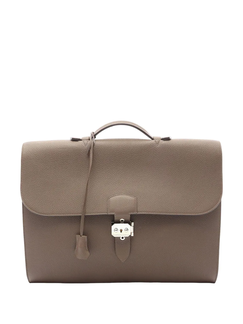 Hermès Pre-Owned 2014 Togo Sac A Depeches 38 business bag - Braun