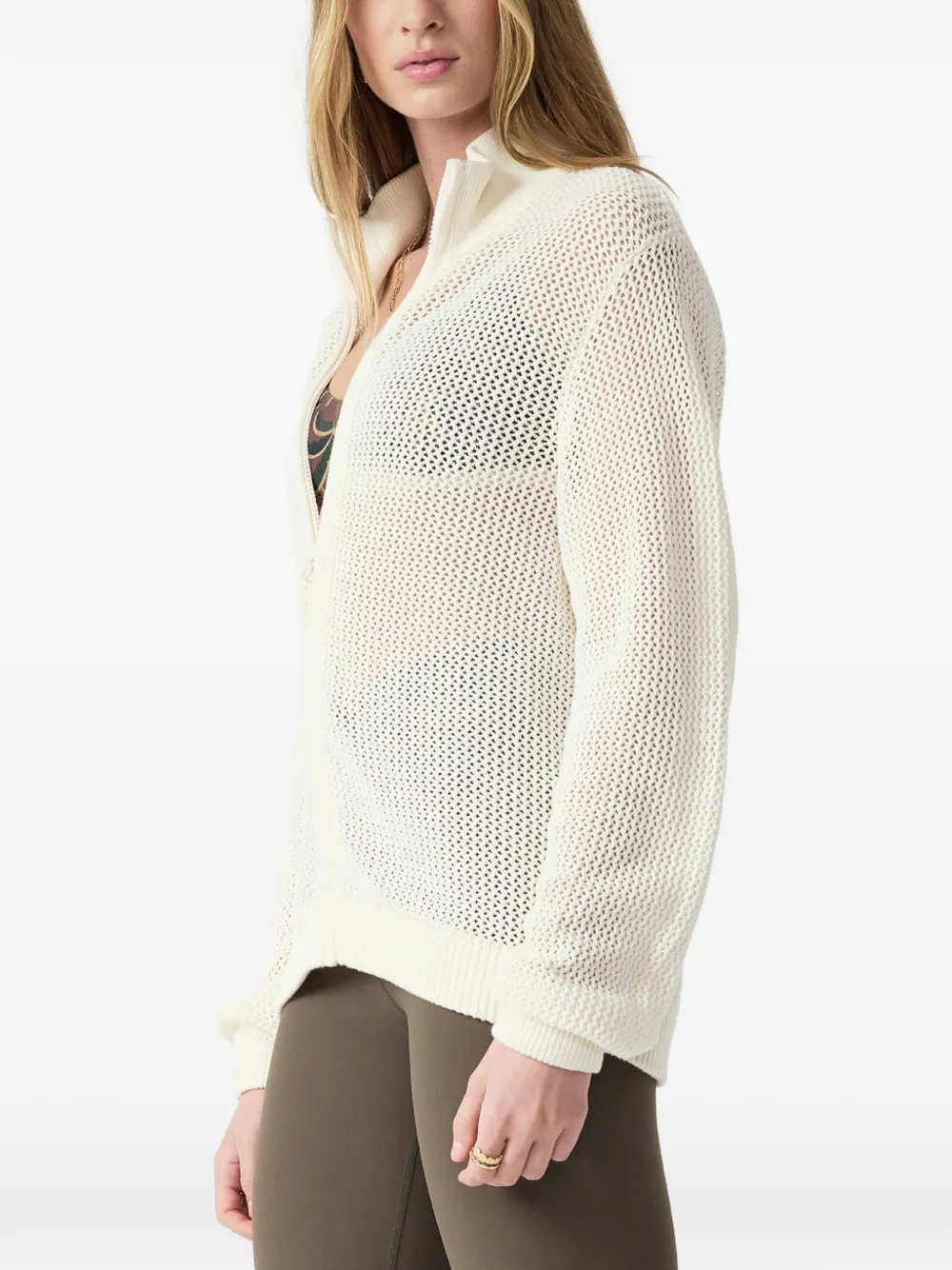 The Upside Hunter vest met rits Wit