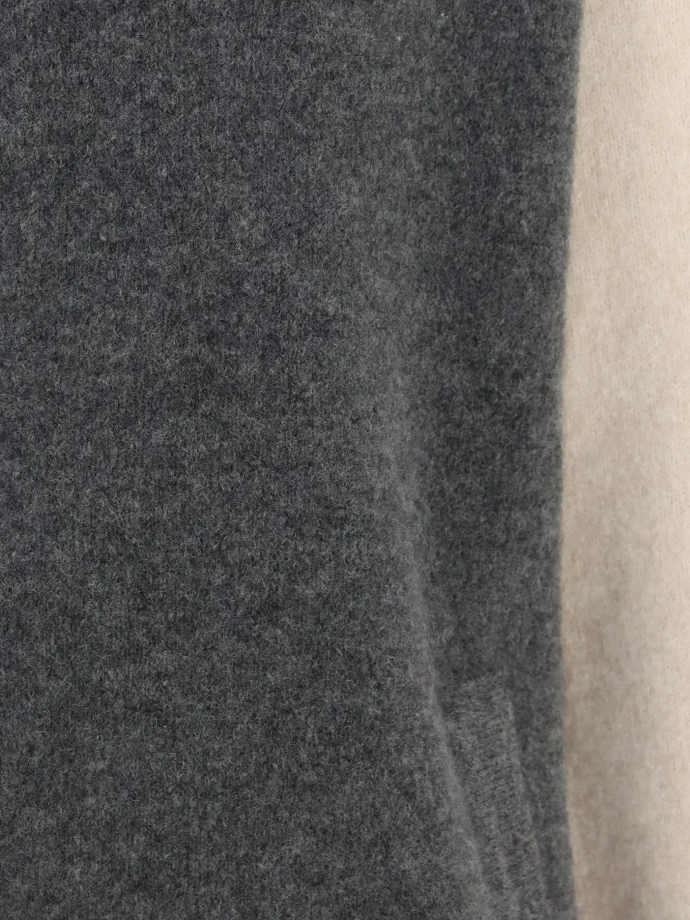 Laneus colour-block knitted jacket Grijs