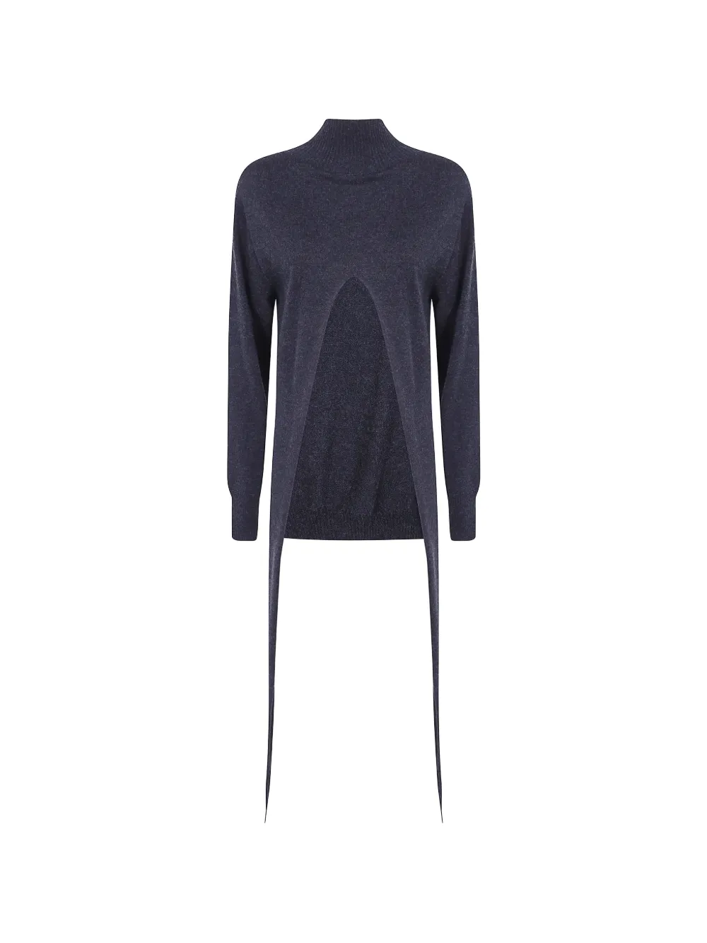 Issey Miyake cut-out high-neck sweater - Grigio