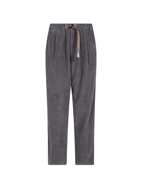 WHITESAND corduroy belted trousers