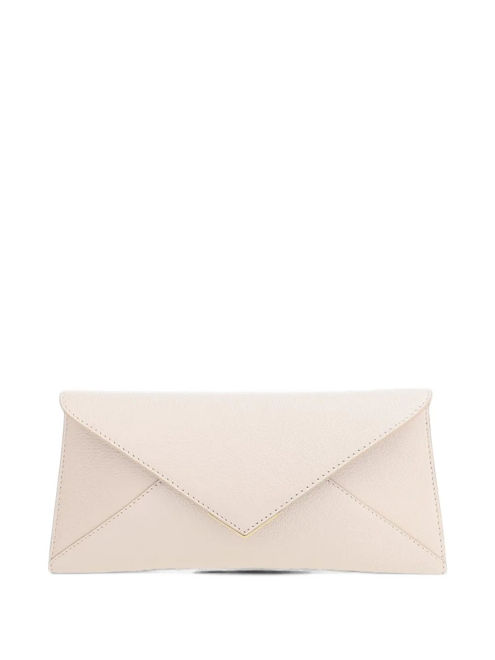 Tyler Ellis 28 Lee Lineage leather clutch bag Beige