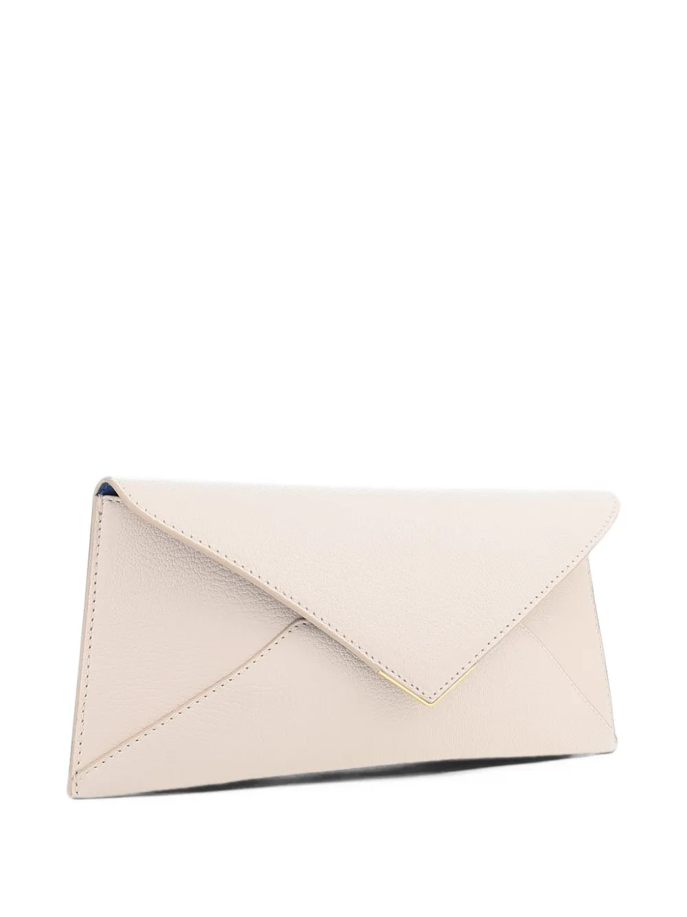 Tyler Ellis 28 Lee Lineage leather clutch bag Beige