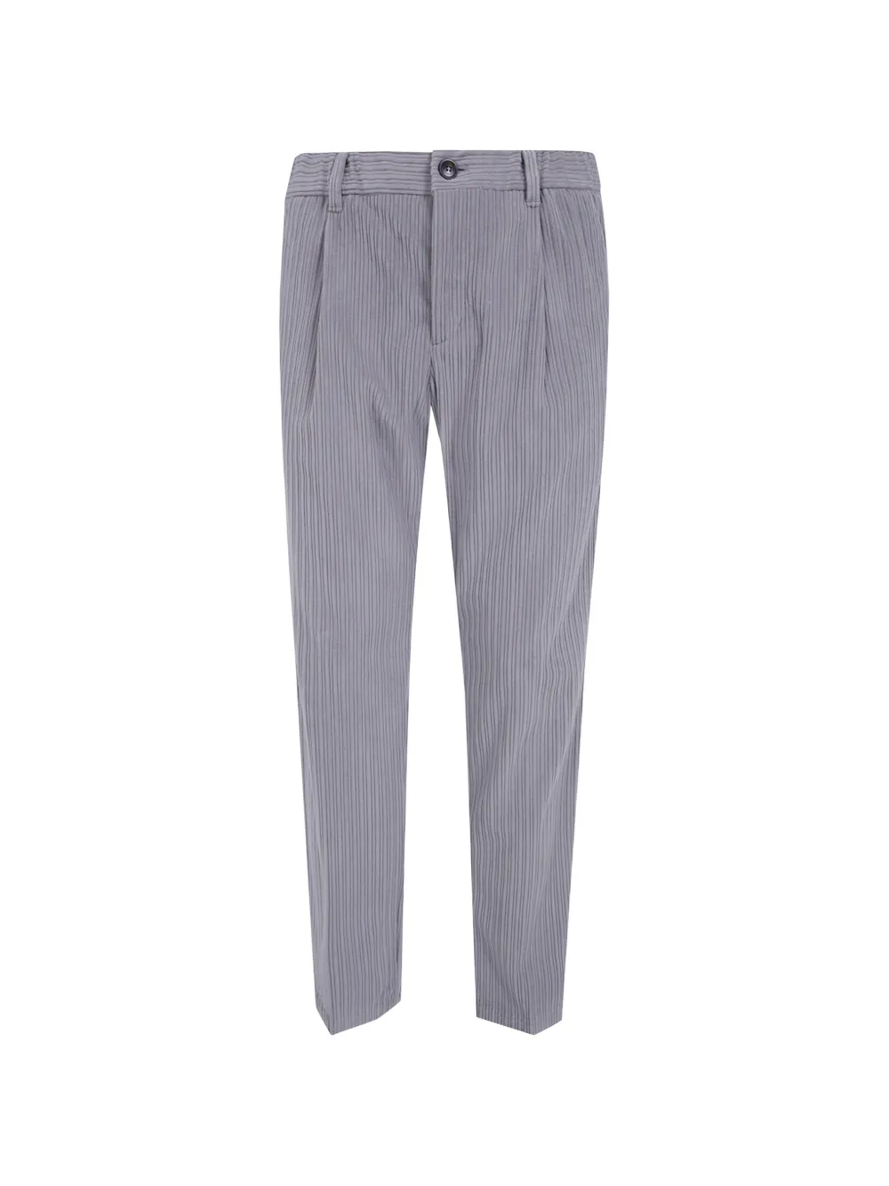 Herno pleated corduroy trousers - Grau