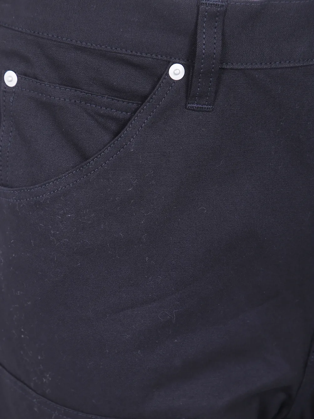 Comme des Garçons Homme wide-leg cotton trousers Zwart