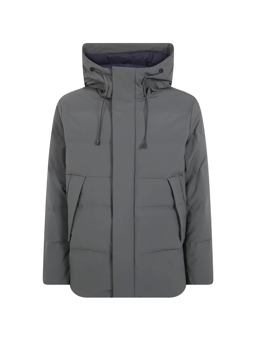 People Of Shibuya Daisen quilted hooded jacket Groen