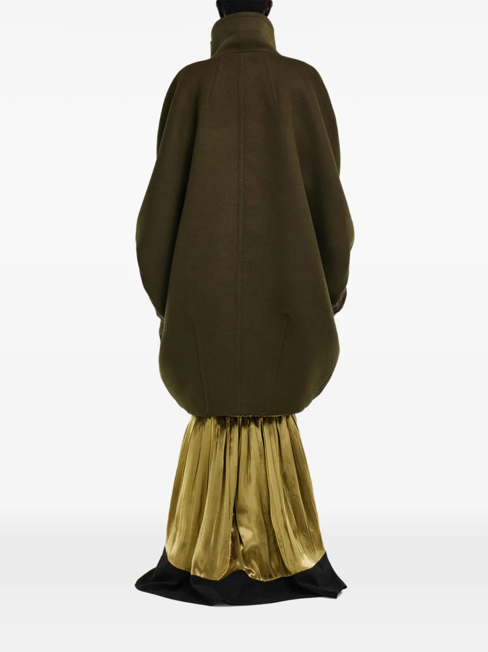 Ferragamo single-breasted peacoat Groen