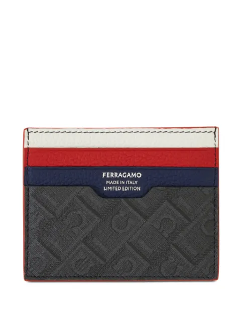 Ferragamo monogram credit card holder - Citymatch Capsule