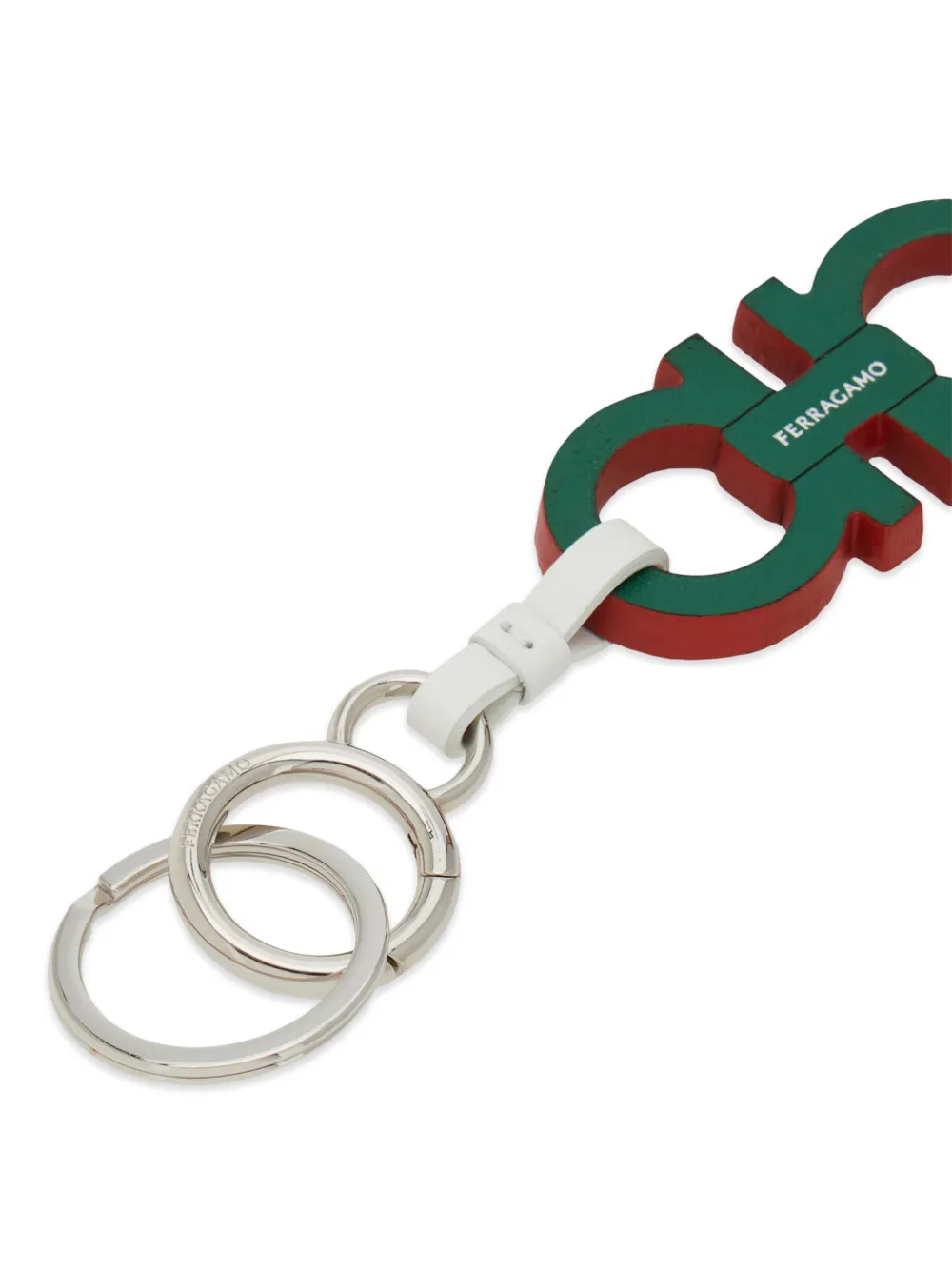 Ferragamo Gancini keychain Citymatch capsule Zilver