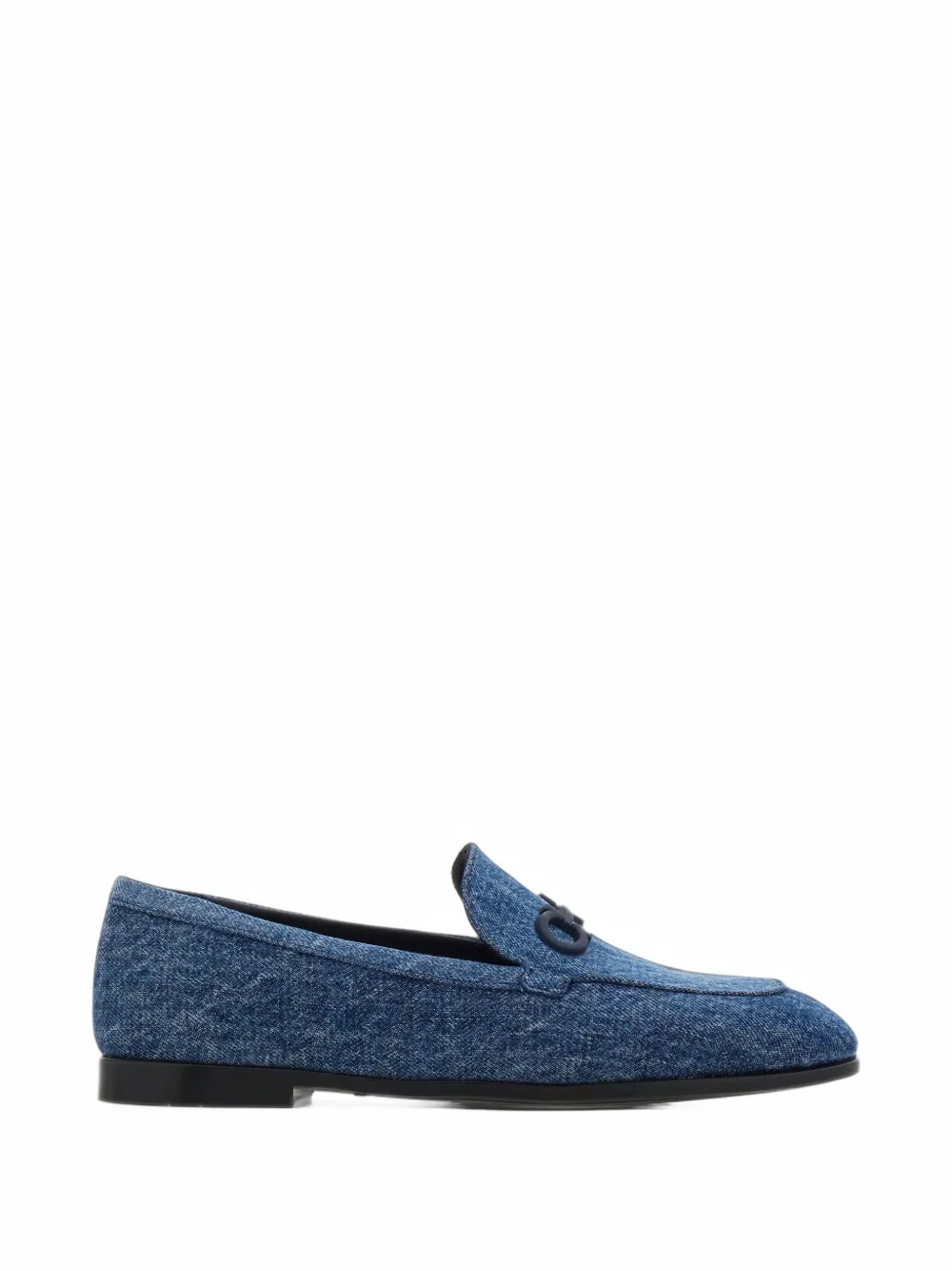 Ferragamo Gancini ornament loafers - Blau