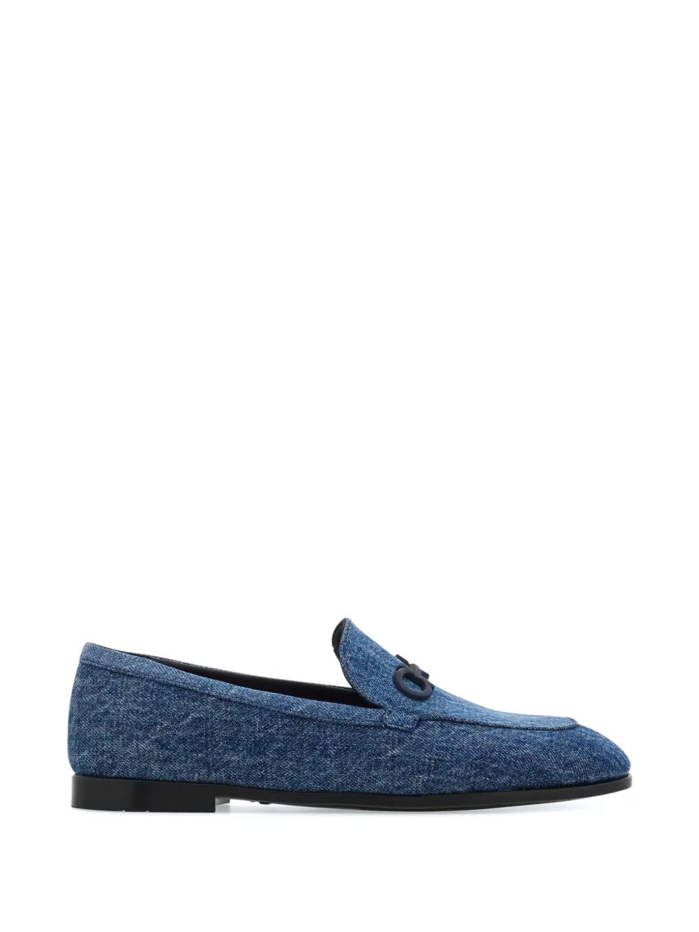 Ferragamo Gancini ornament loafers - Blu